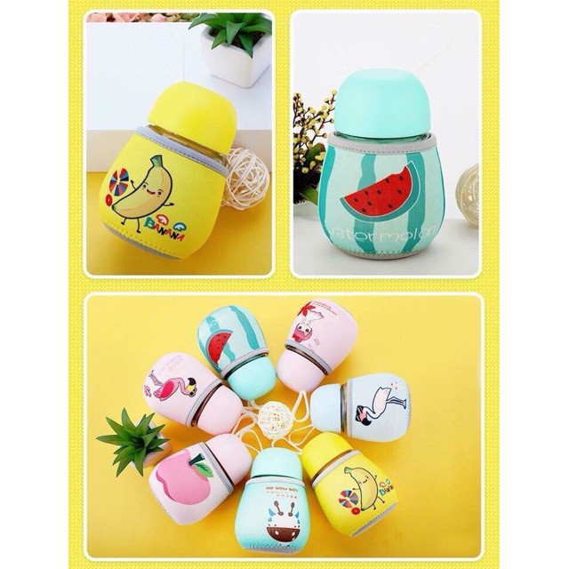 Cốc ủ cháo Bình ủ cháo Cho Con Yêu Hình Siêu Cute