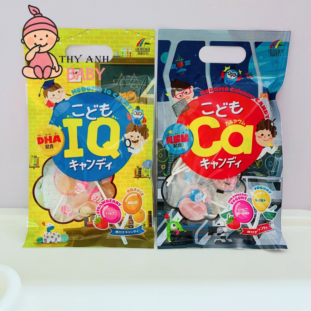 Kẹo Mút Kodomo IQ/CA Bổ Sung DHA Nhật Bản