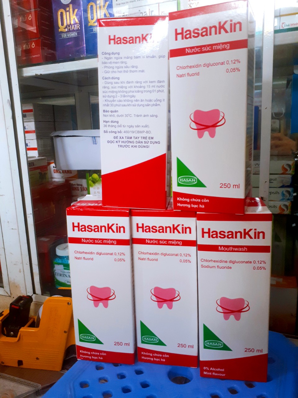 [HCM]Nước súc miệng HasanKin chai 250ml