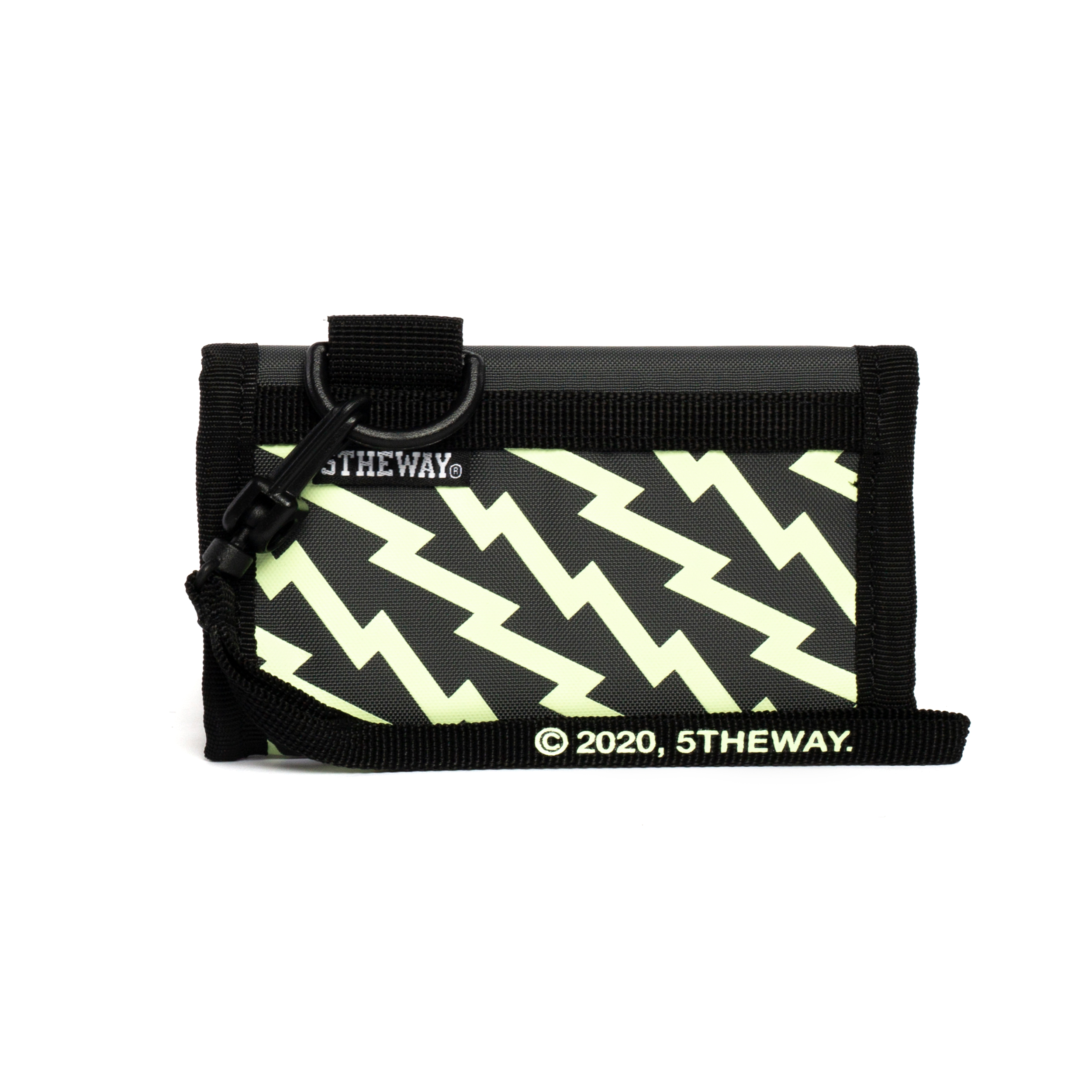 5THEWAY® Ví Ngắn Đen aka /solid/ SQUARE WALLET™ in BLACK™
