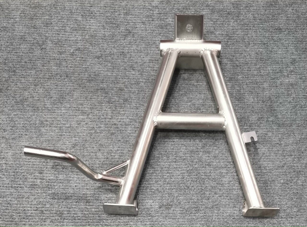 Chân chống đứng Inox xe Wave.