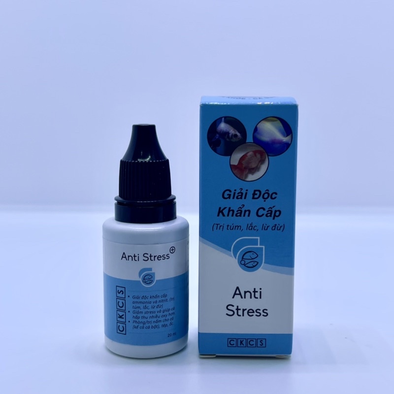ParaKill + AntiStress. Dưỡng cá ( Nấm, túm, lắc, lừ đừ, núp góc, đốm trắng, kí sinh trùng )
