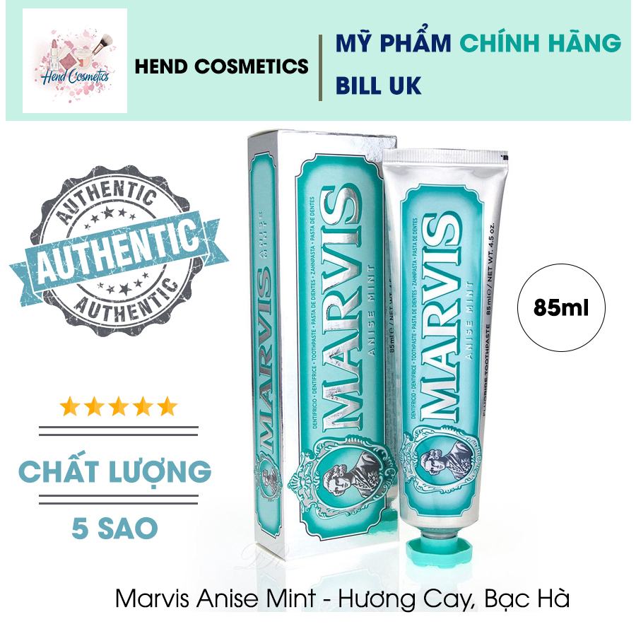 Kem Đánh Răng Cao Cấp Marvis Toothpaste 85ml (Bill Anh)