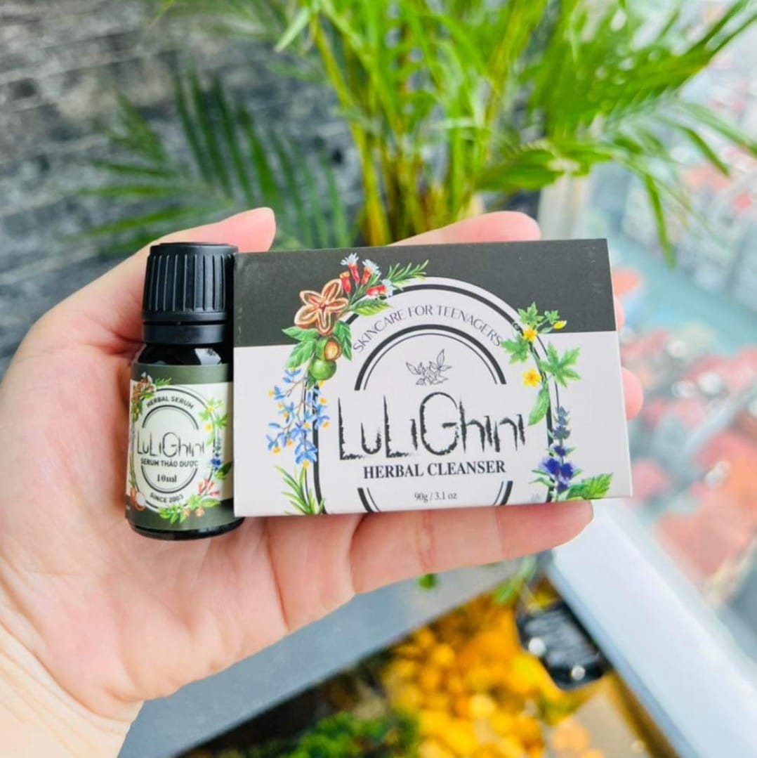 Combo Lulighini Herbal Cleanser and Herbal Serum