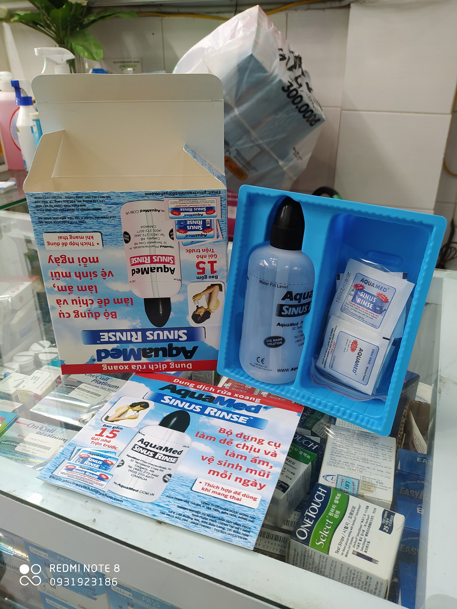 Bình rửa mũi AquaMed Sinus Rinse