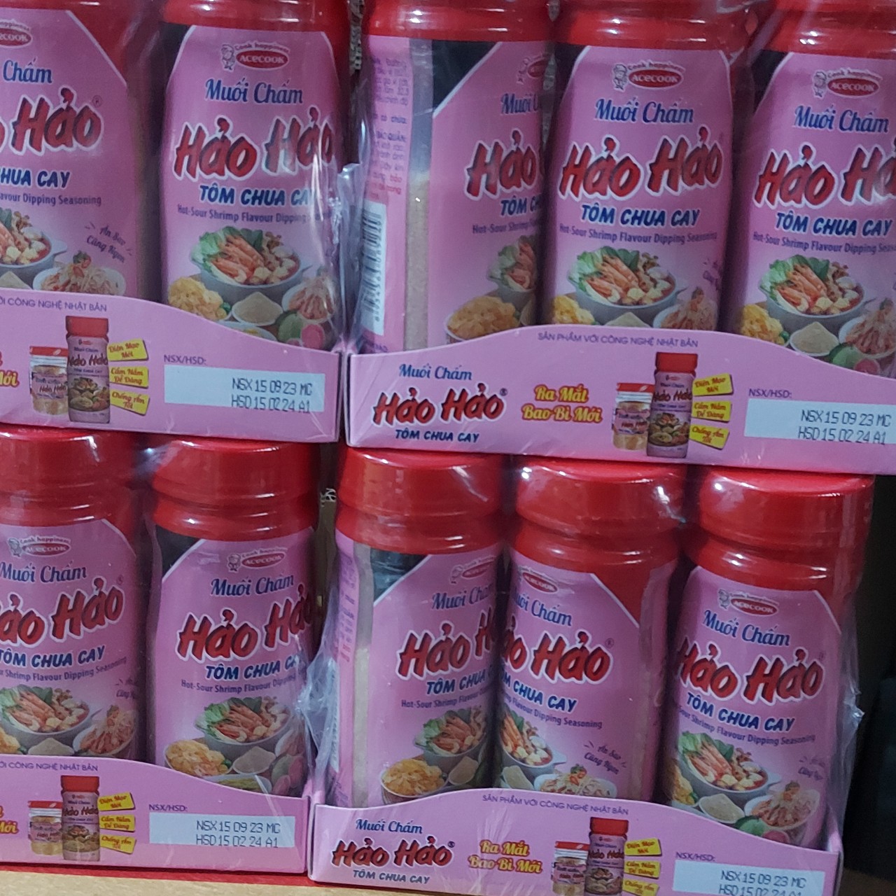 Combo 5 hủ muối chấm chua cay hảo hảo - acecook