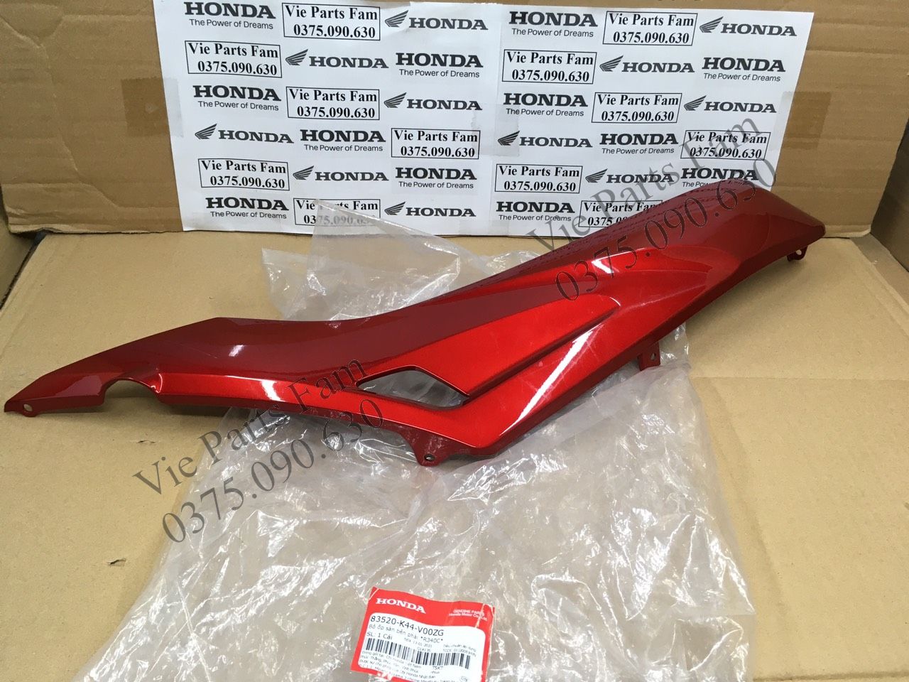 Ốp nẹp sàn trái phải vision từ đời 2015 đến 2020 hàng din honda mới 100%