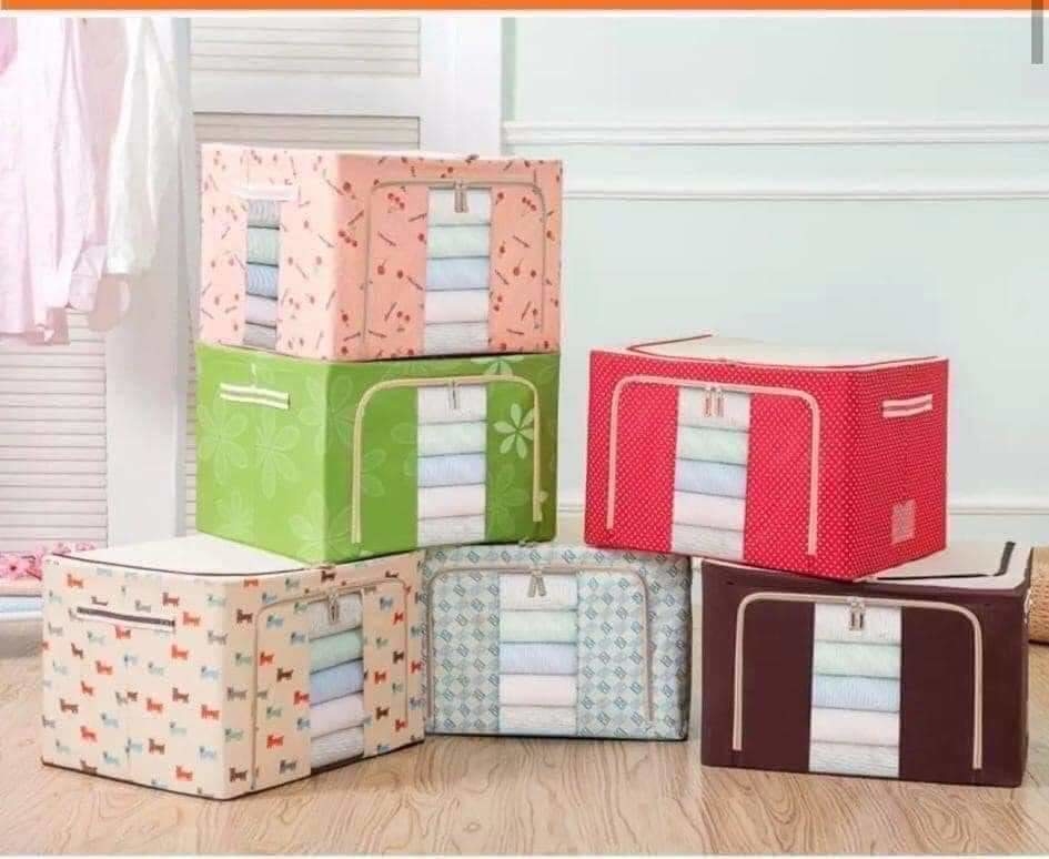 [LOẠI TỐT] Tủ Vải Đựng Quần Áo, Chăn Màn, Có Khung Sắt Chắc Chắn Tiện Dụng - Tủ Vải Khung Sắt Đựng Đồ Đa Năng.