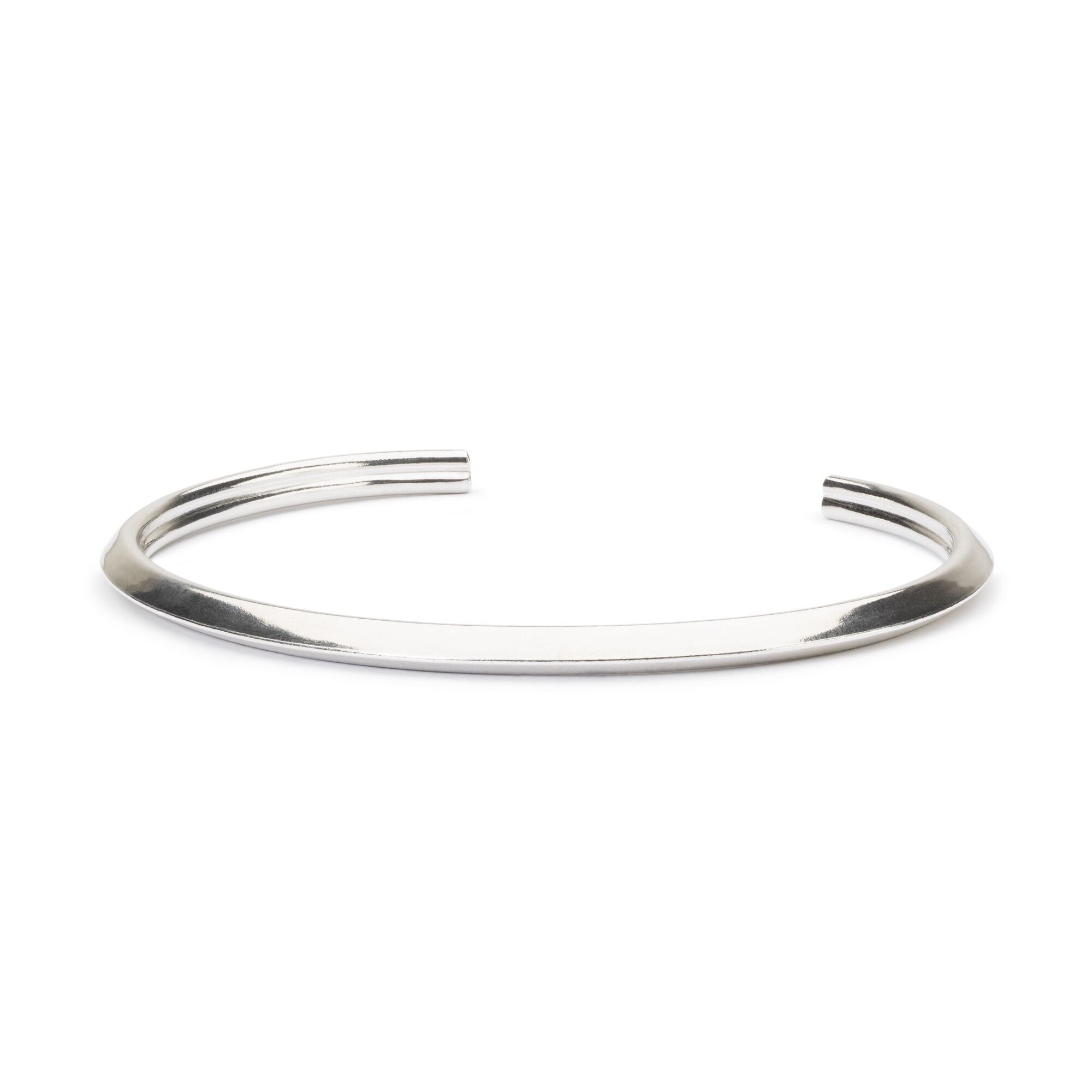 TROLLBEADS Kiềng tay bạc cao cấp Heart Bangle
