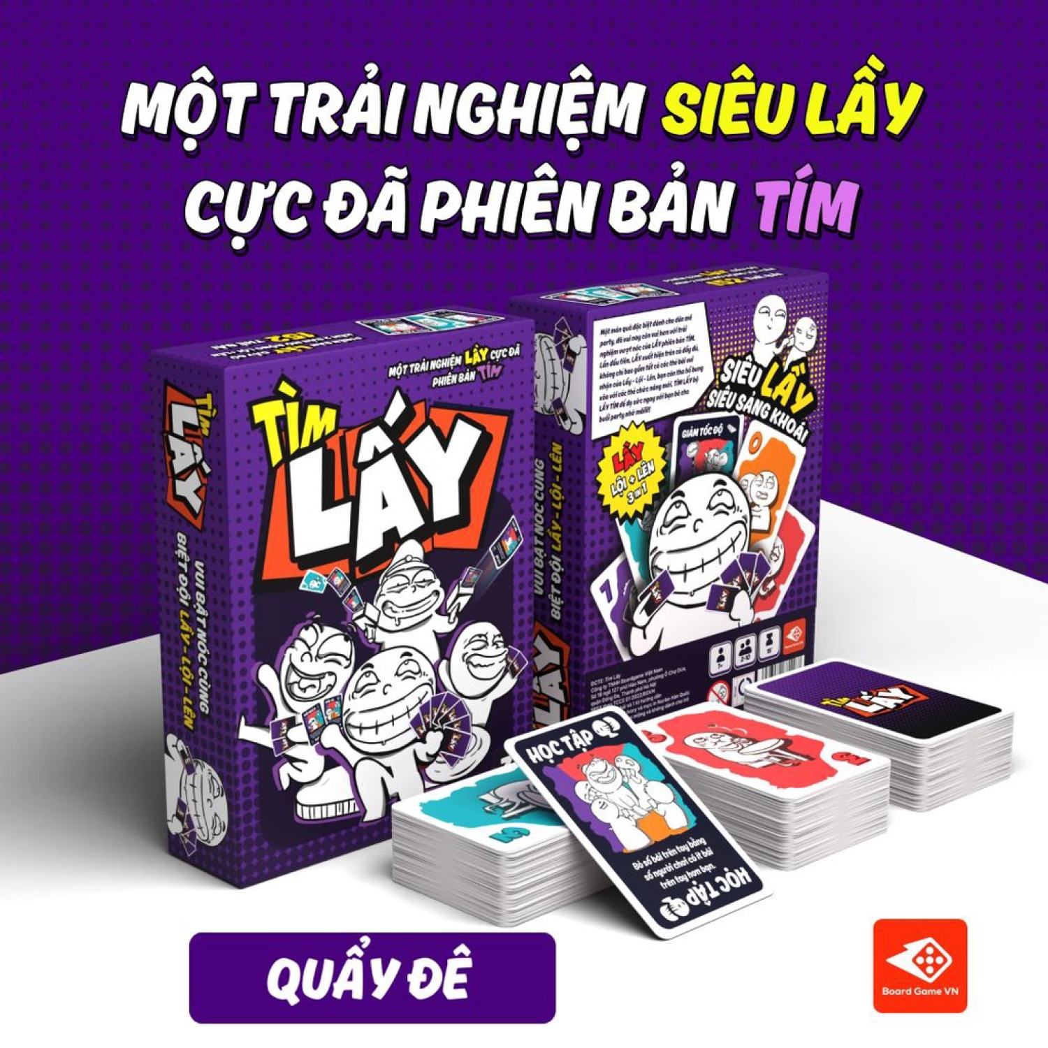 [Mã BMLT35 giảm đến 35K] Tìm lấy - Đã có Lầy nhưng nay còn Lầy hơn | Board game VN