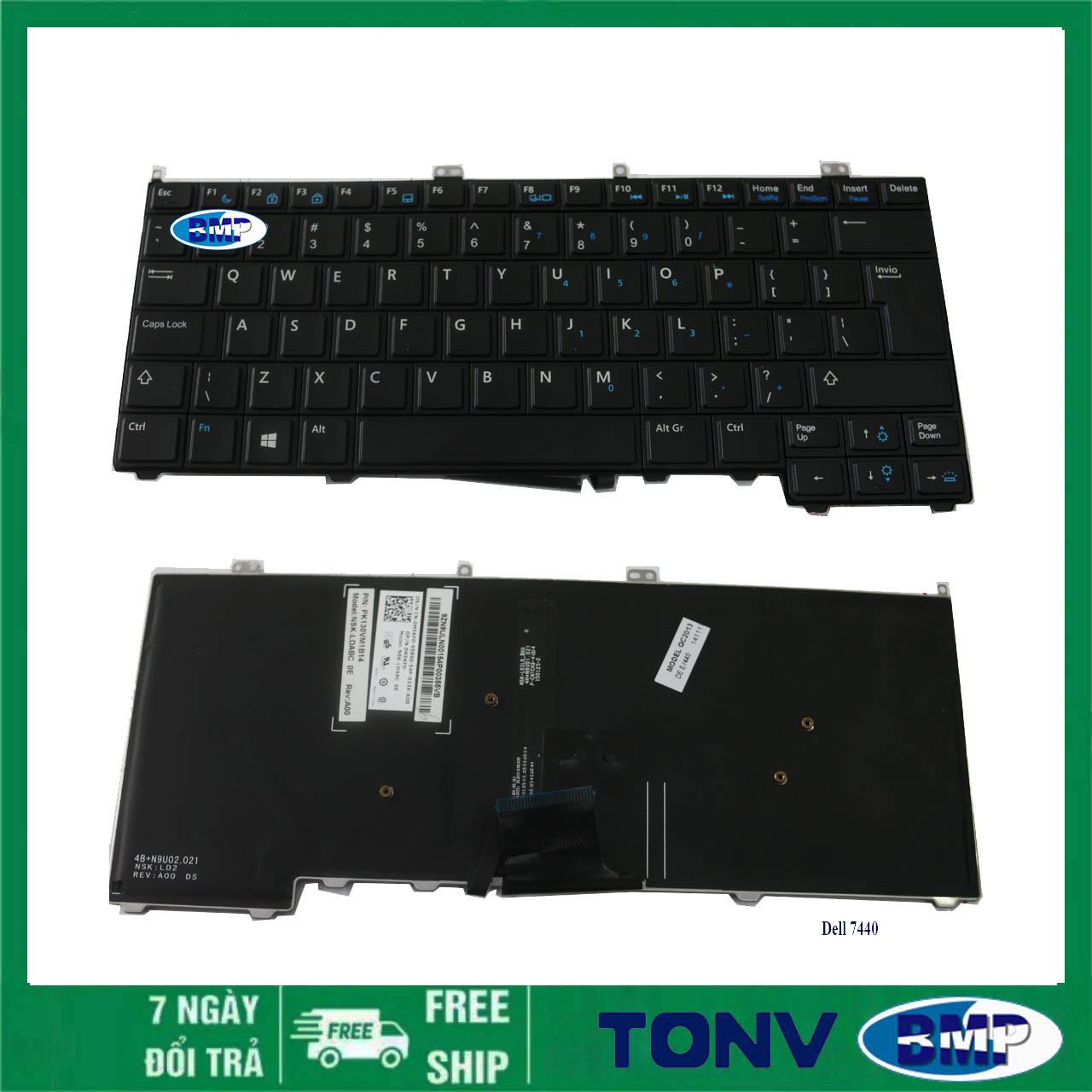 [HCM]bàn phím DELL LATITUDE E7440
