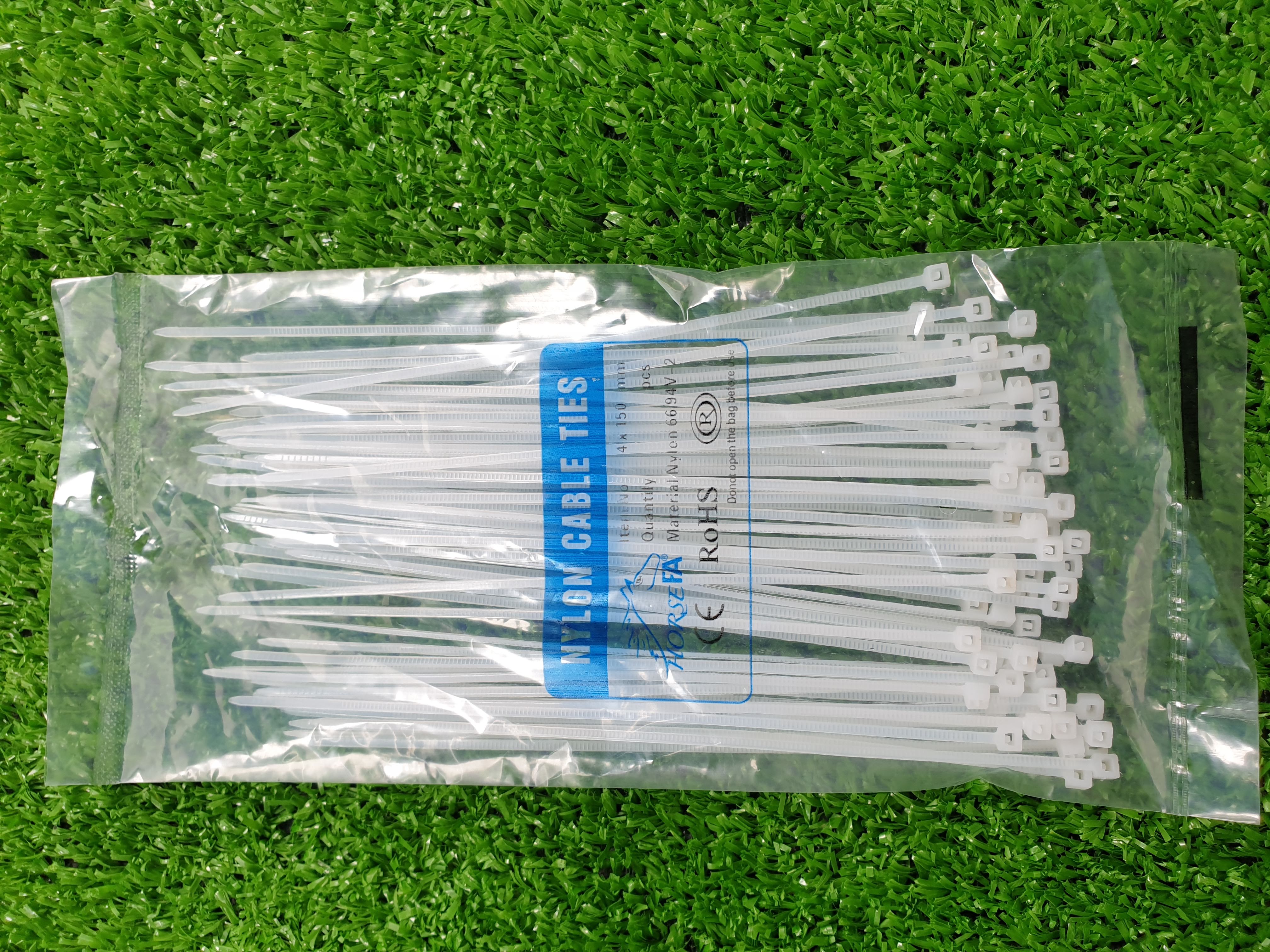 [COMBO 3 Túi ]  Dây Rút Trắng 1 Tấc 5 x 4 li ( 15cm) - Đèn Led Thiên Vân