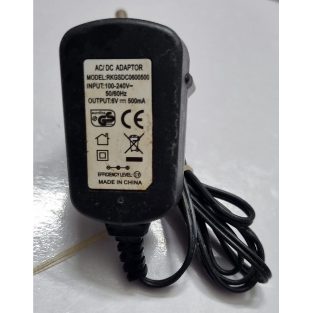 Apdapter 6V  -  0.5A,1.5A(đã qua sử dụng)