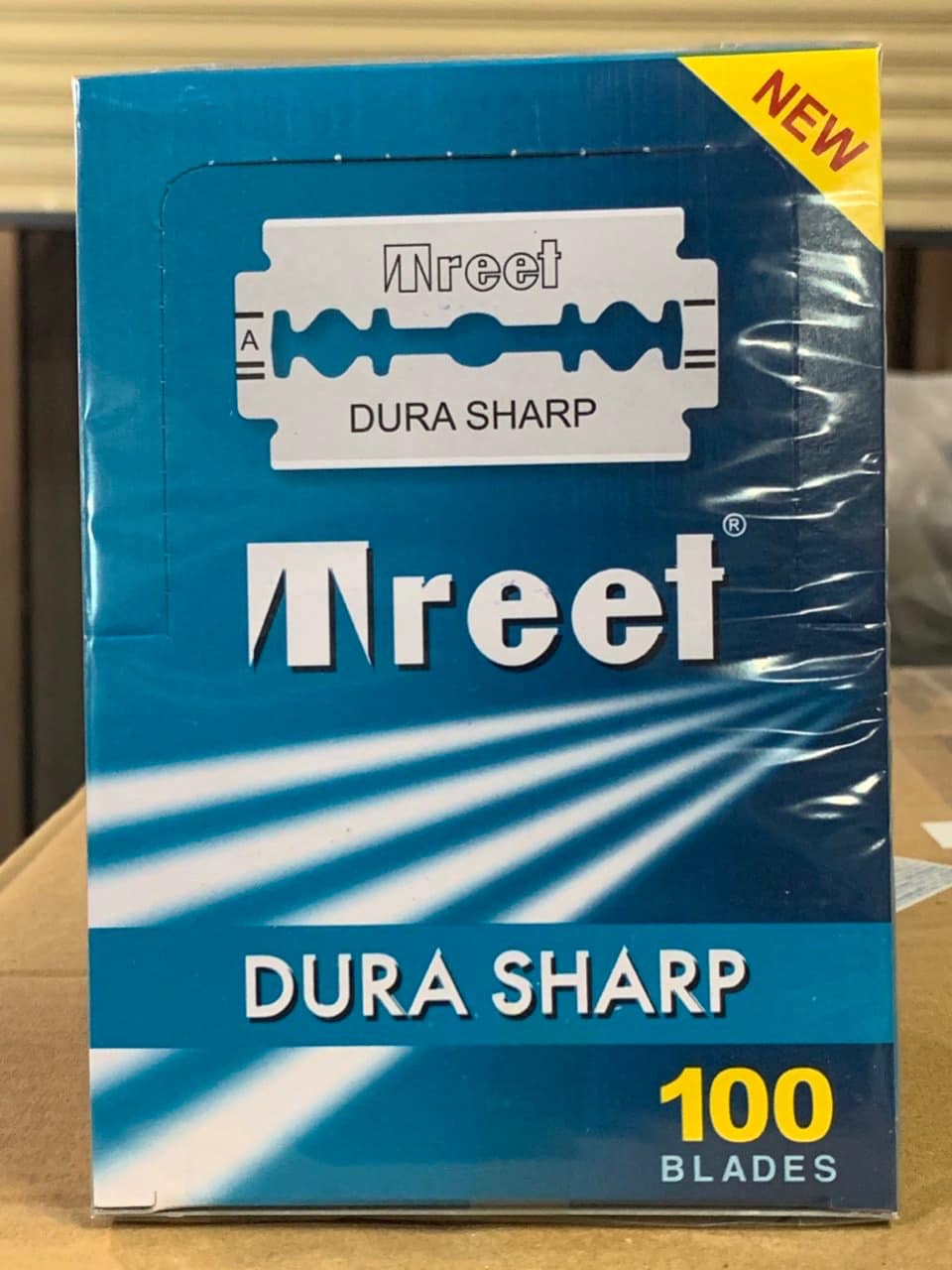 [HCM ship 2h] Hộp lưỡi lam Treet Xanh Dura Sharp (100 lưỡi/hộp)