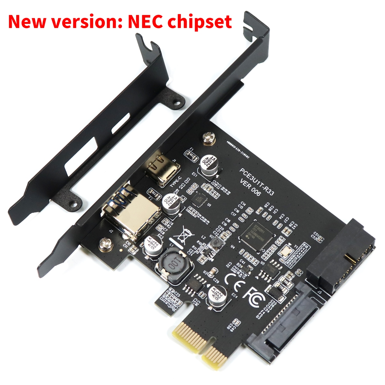 USB 3.1 PCI express card adapter USB3.1 Type C 19pin 19 pin Front 3.0 PCI-e controller USB3 pcie x1 converter Expansion Card