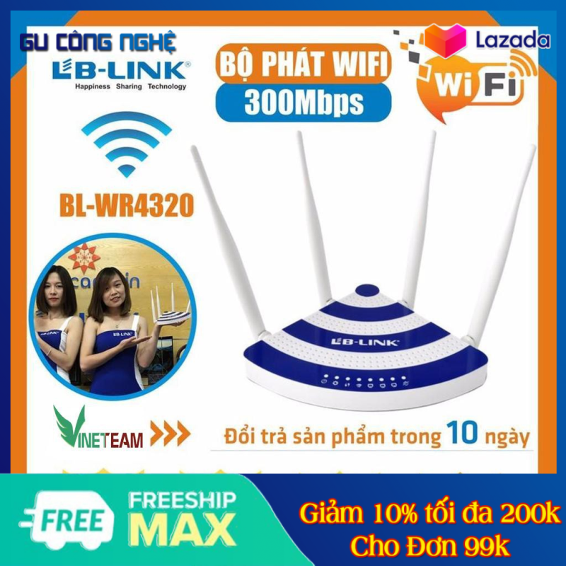 Bảng giá Xả Kho Bộ Phát Sóng Wifi Lb-Link Bl-Wr4320 300Mbps -Dc478 Phong Vũ