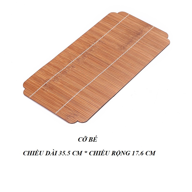 Chiếu trải bàn trà đạo bằng tre, thảm trải bàn trà