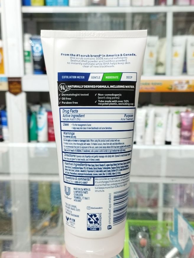 Sữa rửa mặt 3 TẨY TẾ BÀO CHẾT MẶT ST.LVES TRÀ XANH - HÀNG MỸ
