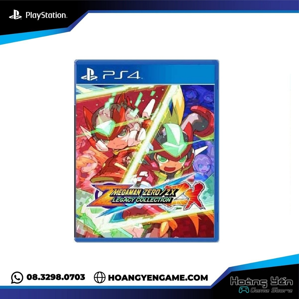 [HCM]Đĩa game Mega man zero/zx legacy collection PS4