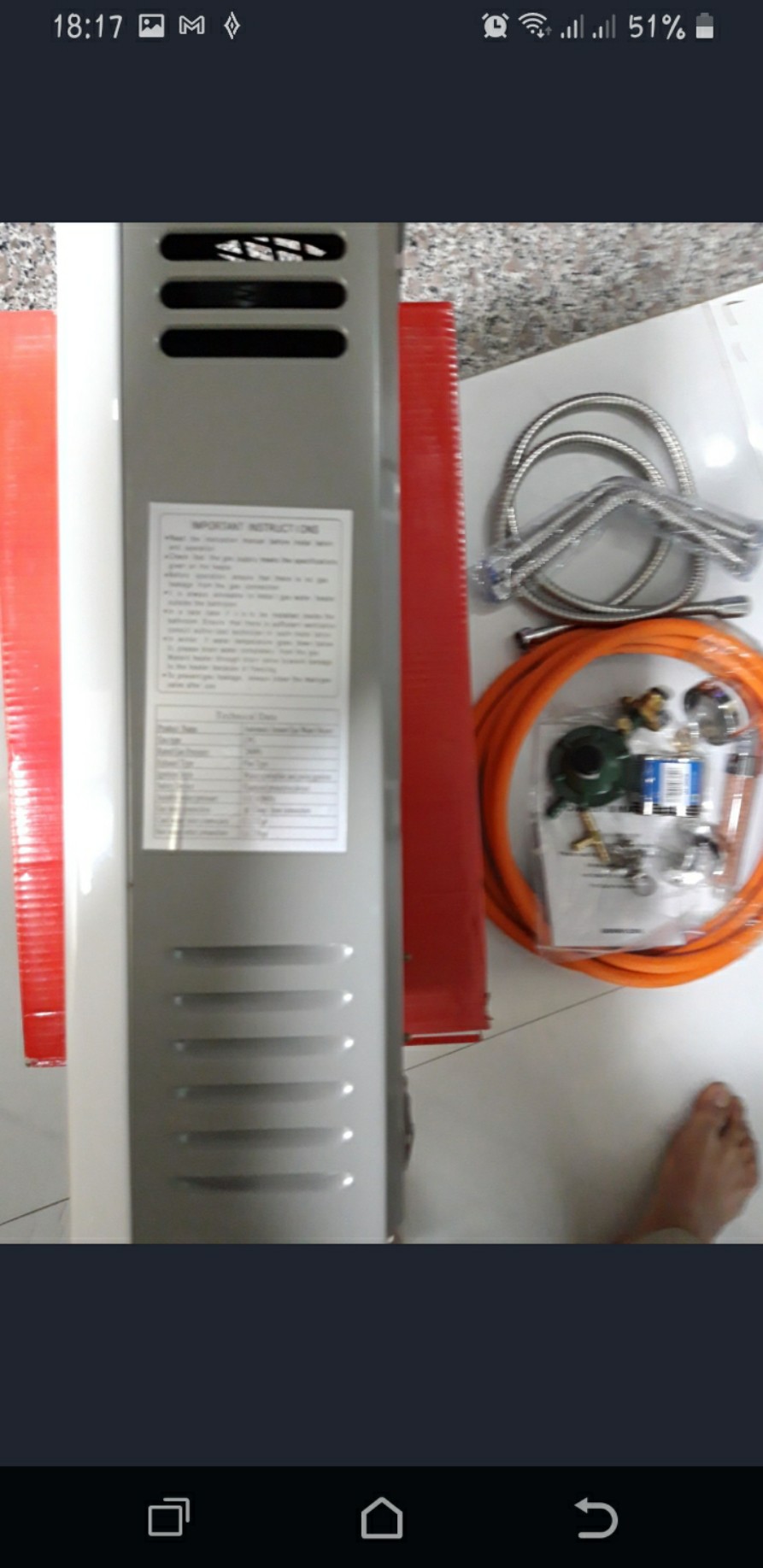 Bình nóng lạnh gá Bluestar Gold 10L Combo