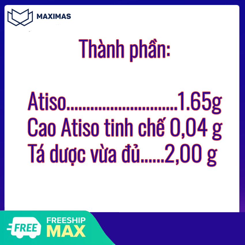 Trà atiso túi lọc công ty Ladophar