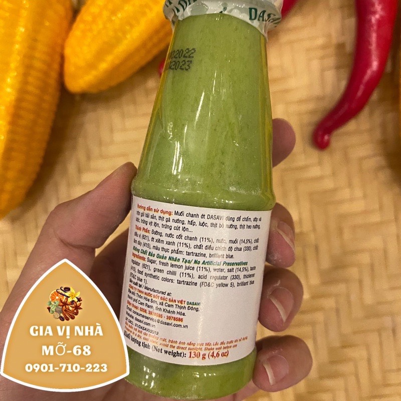 MUỐI ỚT XANH DASAVI