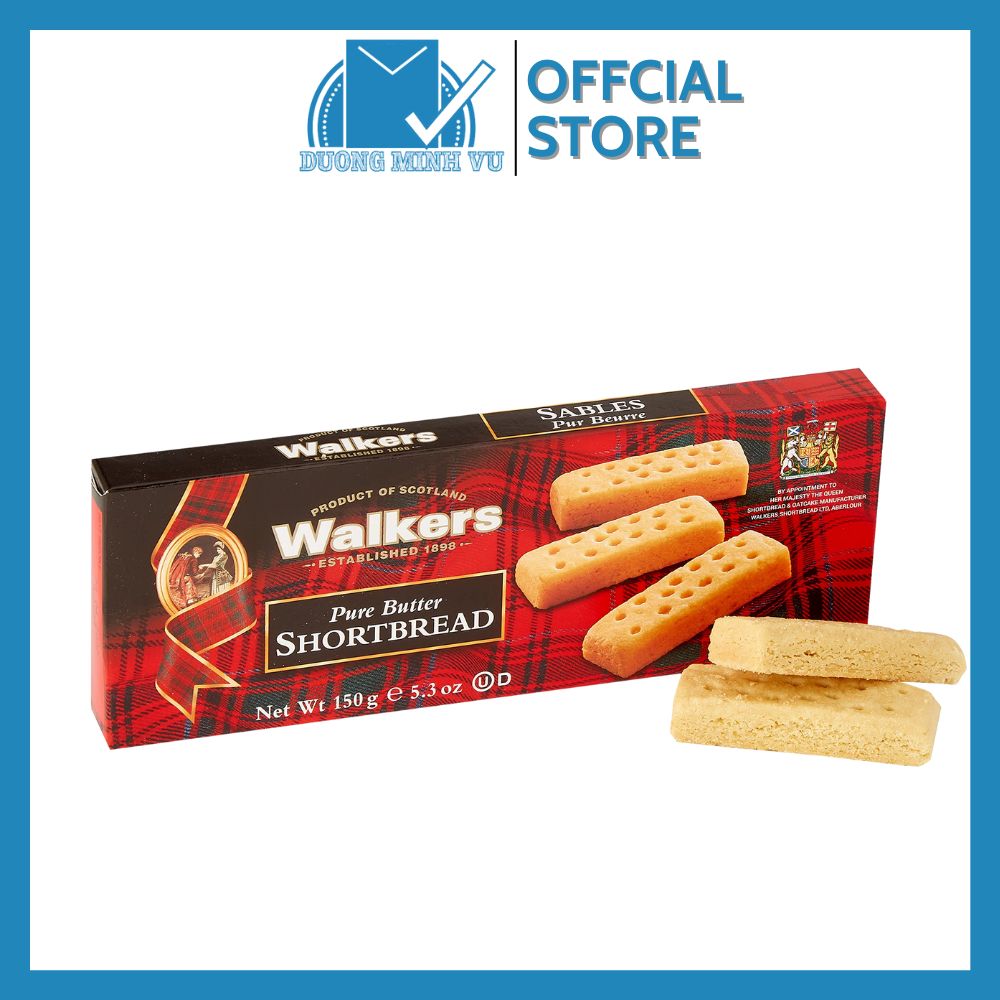 Bánh Quy bơ giòn Walkers Shortbread Butter 150g