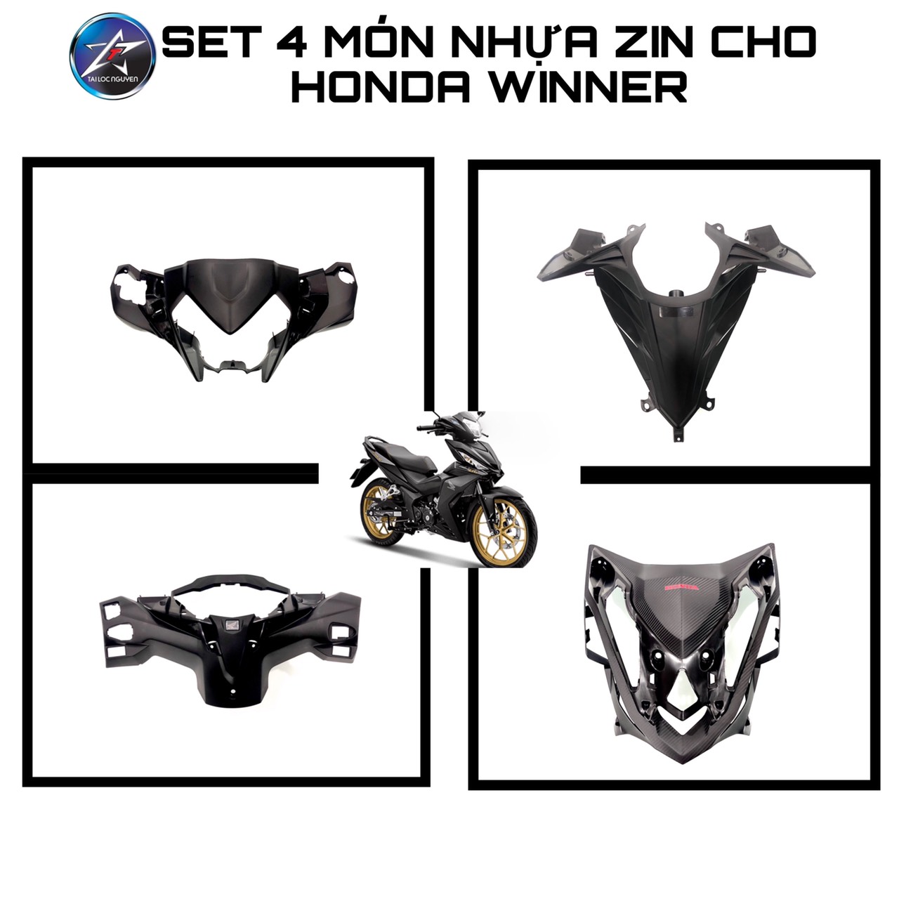 [HCM]SET 4 MÓN NHỰA ZIN C.HÃNG CHO HONDA WINNER