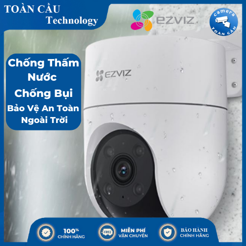 CAMERA EZVIZ H8C 2K+ ĐỘ PHÂN GIẢI 4MP TÍCH HỢP NHIỀU TÍNH NĂNG AI THÔNG MINH - Nhìn Đêm 4 Chế Độ, Quay Quét 2 Chiều, Xoay 360 Độ, Đàm Thoại 2 Chiều - CAMERA TOÀN CẦU