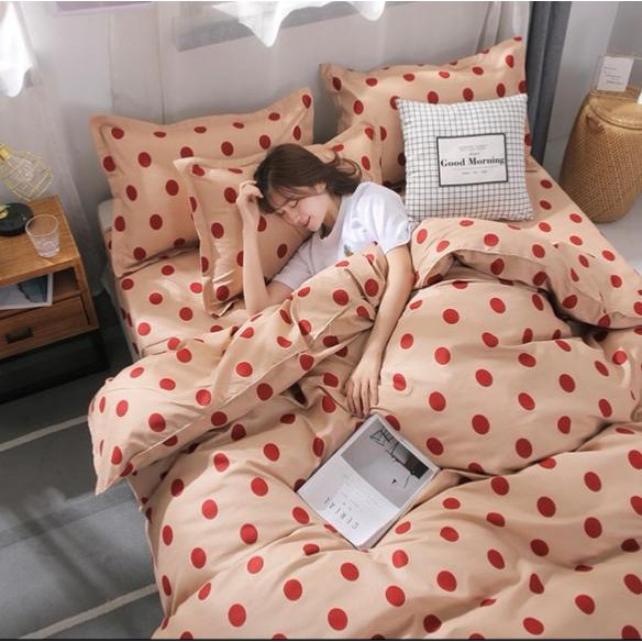 (FreeShip MAX) Bộ 4 Món Chăn Ga Gối Nhập Khẩu
