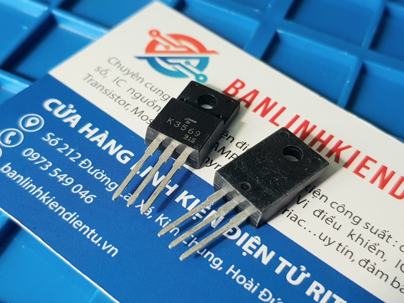 K3569, 2sk3569 mosfet kênh n 10a 600v to-220