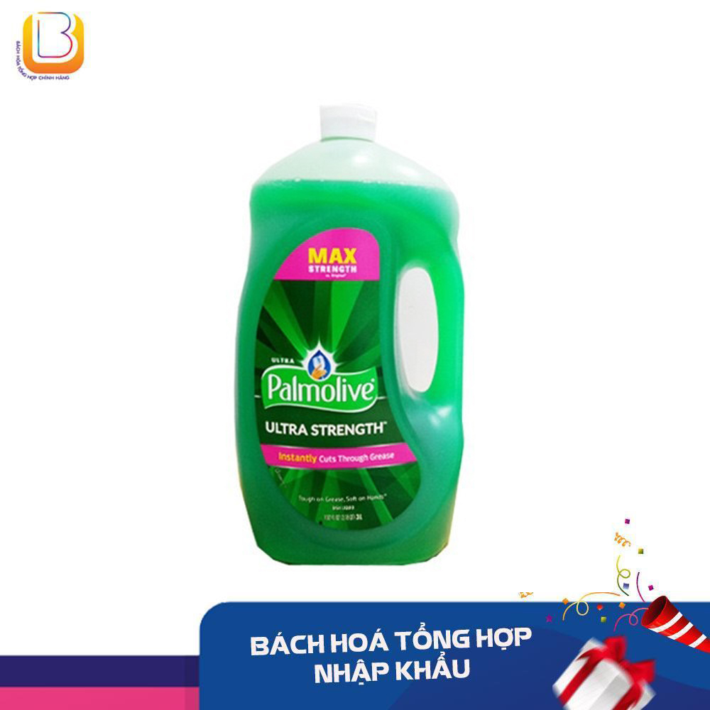 [HCM]NƯỚC RỬA CHÉN PALMOLIVE ULTRA STRENGTH 3 LÍT MỸ