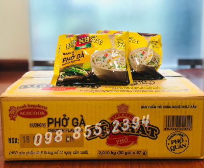 COMBO 10 gói phở gà Đệ nhất (68g/gói)