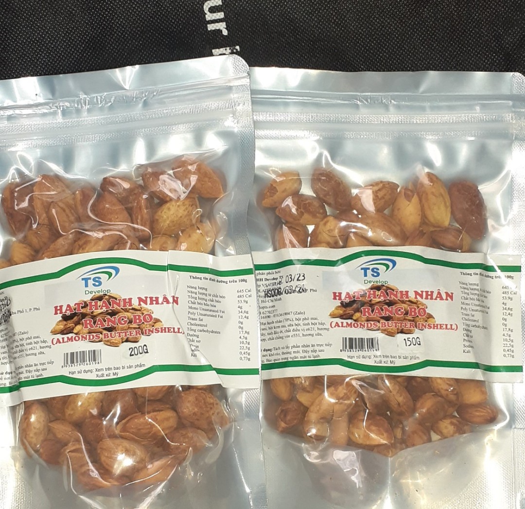 Hạt hạnh nhân rang bơ 200g