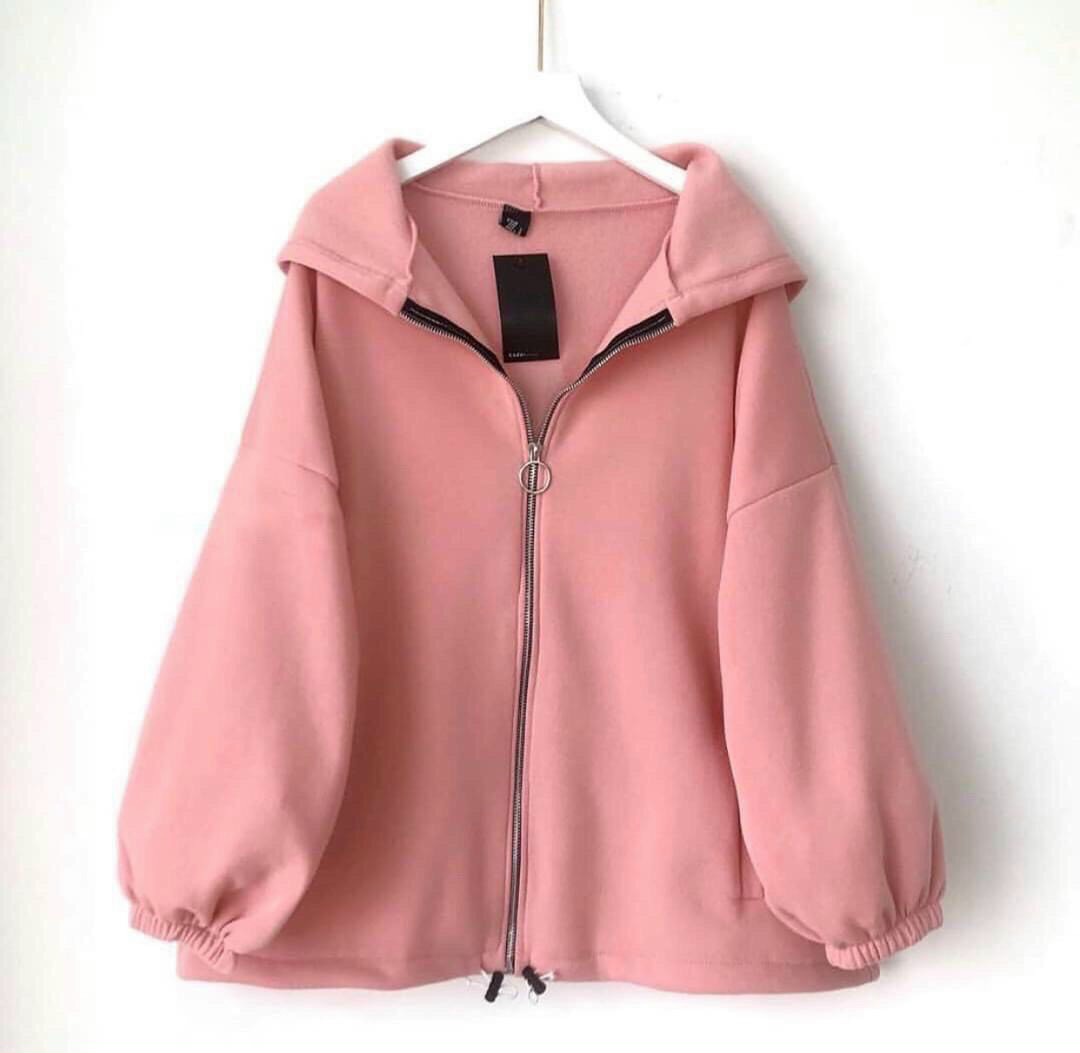 [HCM]Áo Khoác Áo Khoác HOODIE Unisex Chất Vải Cao Cấp Thời Trang Năng Động Trẻ TrungÁo hoodie dây kéo nam nữ - Áo Khoác Nỉ Thu Đông Unisex kiểu dáng from rộng Lửng cánh dơi trơn cực đẹp lv51