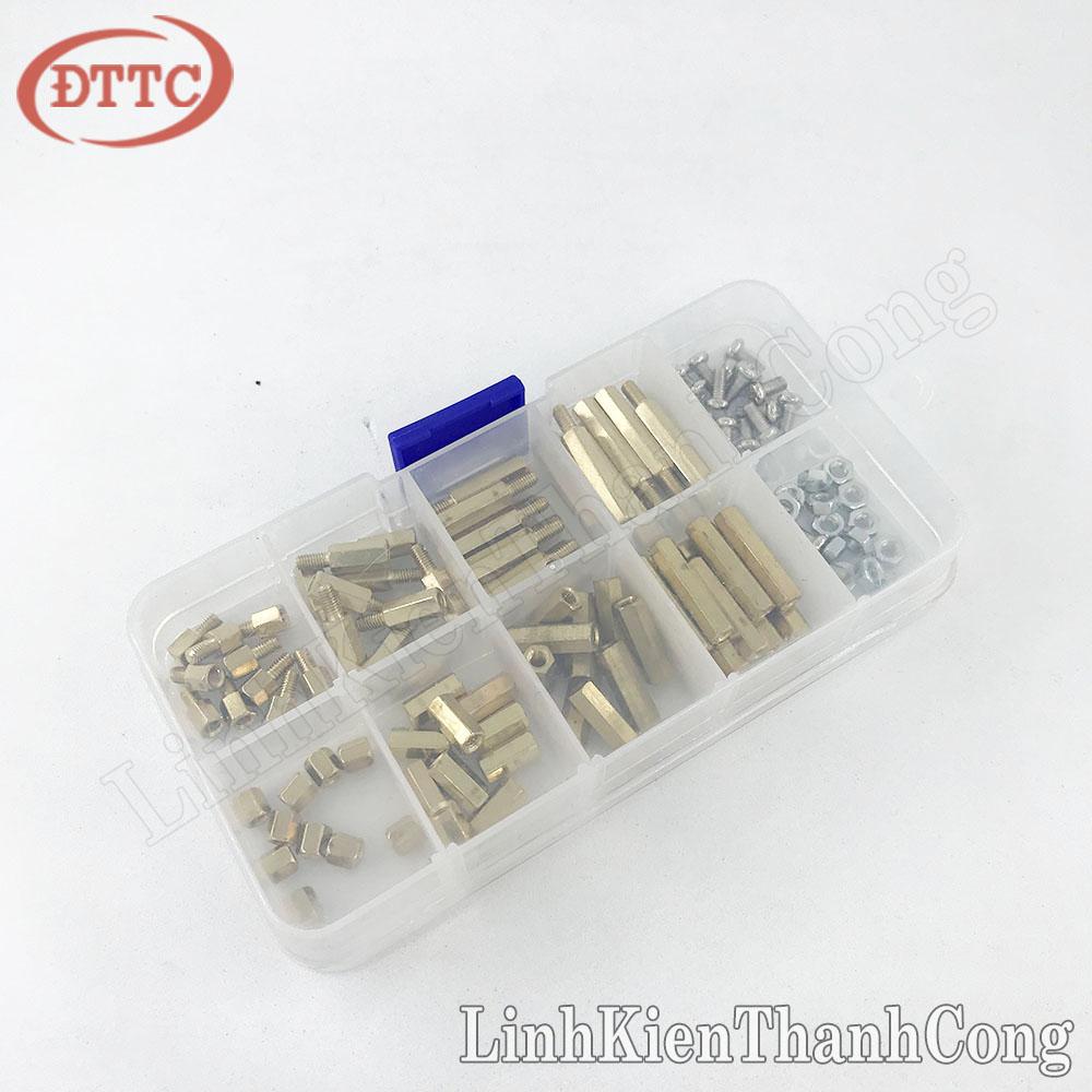 Combo Cọc Đồng M3+Bu Lông+Đai Ốc (120 Cái)