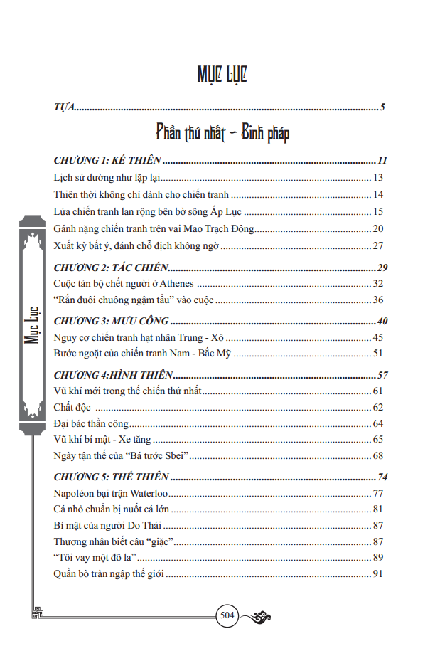 Tôn Tử Binh Pháp Và 36 Kế