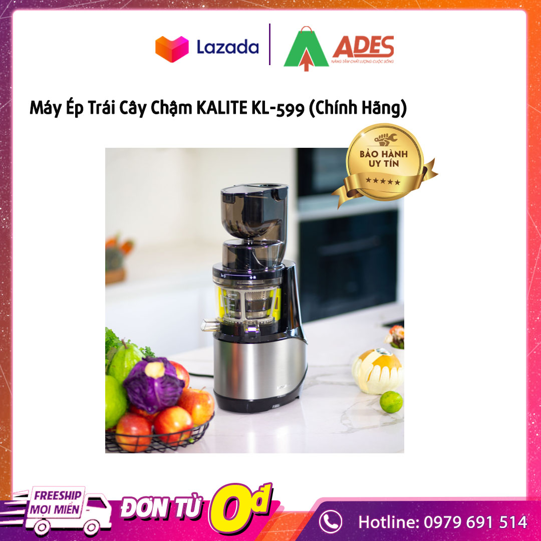 [HOT MÙA HÈ] Máy Ép Trái Cây Chậm KALITE KL-599 - BH 3 Năm