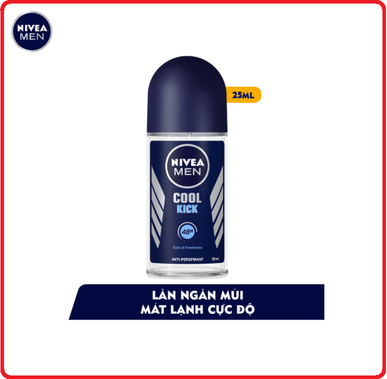 Lăn Ngăn Mùi NIVEA MEN Chai (25ml)
