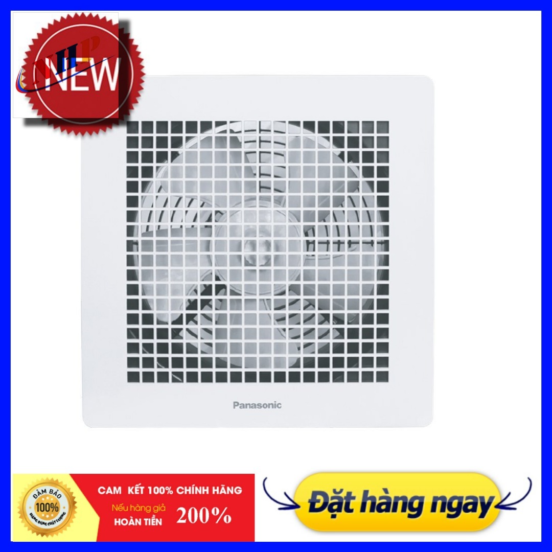 [HCM]Quạt thông âm trần hút thẳng Panasonic Không ống dẫn