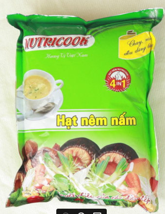 [HCM]HẠT NÊM CHAY NẤM HƯƠNG  900GR - NUTRICOOK