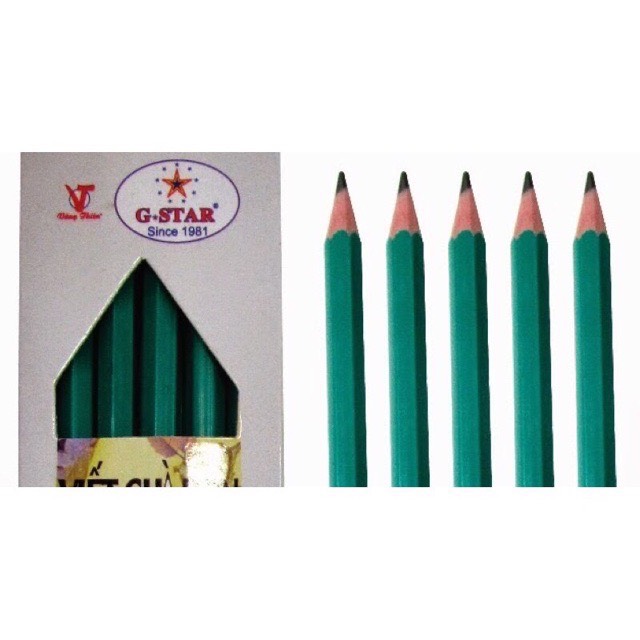 combo 5 Chiếc Chì dẻo có tẩy Gstar AAA H.2B