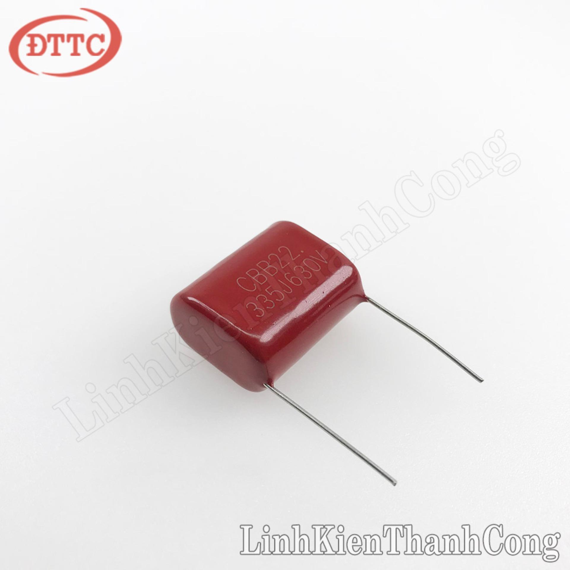 Tụ cbb 335j 3.3uf 630v p=25mm