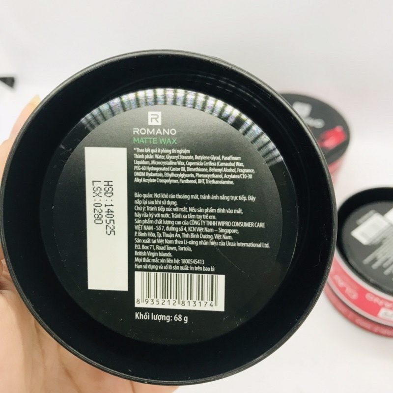 Sáp vuốt tóc Romano mẫu mới