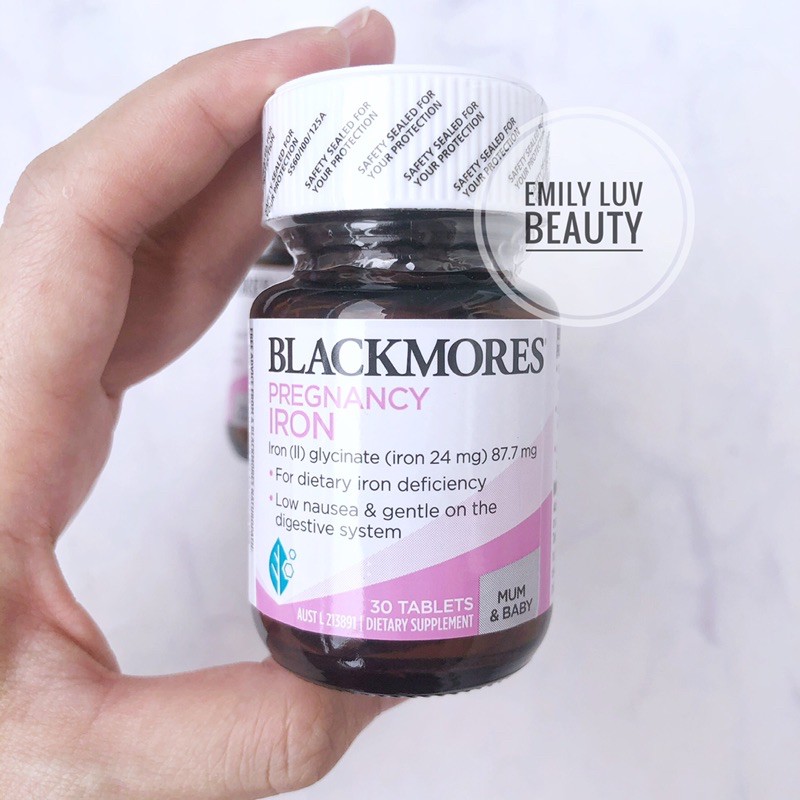Sắt bầu Blackmores Pregnancy Iron 30 viên