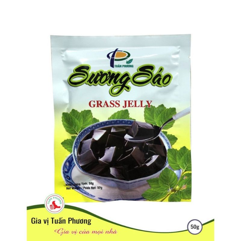 Bột sương sáo đen tuấn phương gói 50g