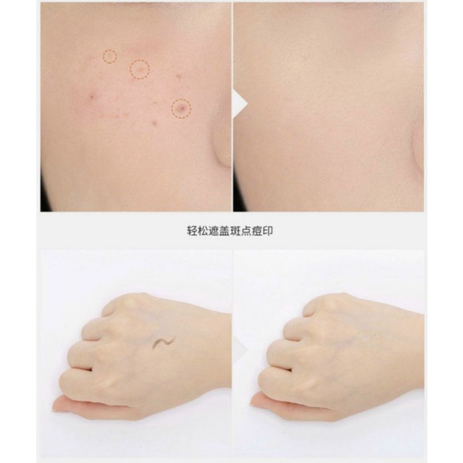 ❤Phấn 2 tầng makeup che khuyết điểm CHAFFUL Watery Soft,
