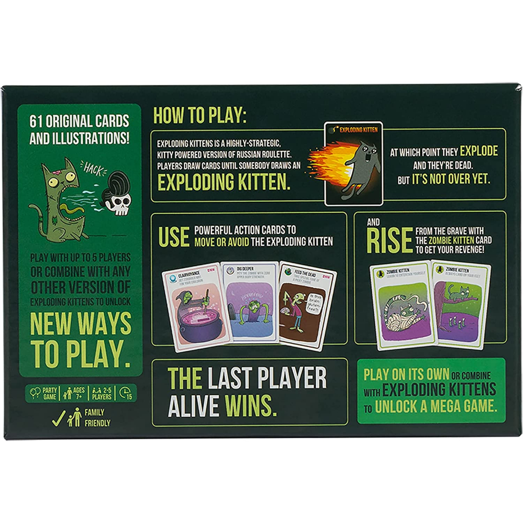 [CAO CẤP] BỘ TRÒ CHƠI BOARDGAME Mèo Nổ ZOMBIE KITTENS