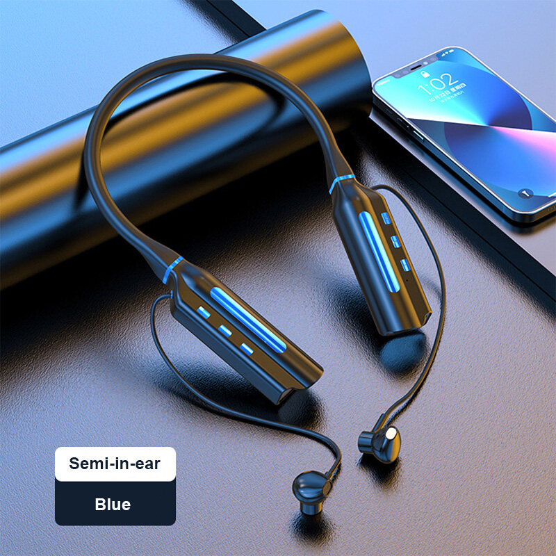 Tai nghe bluetooth đeo cổ nghe nhạc 1000 giờ tai nghe không dây thể thao chống nước ipx5 tai nghe bluetooth 5.2 tai nghe trùm tai tai nghe 4 loa hiệu ứng â