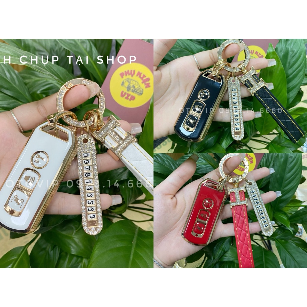 Ốp TPU bảo vệ chìa khóa xe máy Smartkey Honda 3 nút: Vision, SH Mode, Air Blade, Lead,.... chống xước bảo vệ khóa xe
